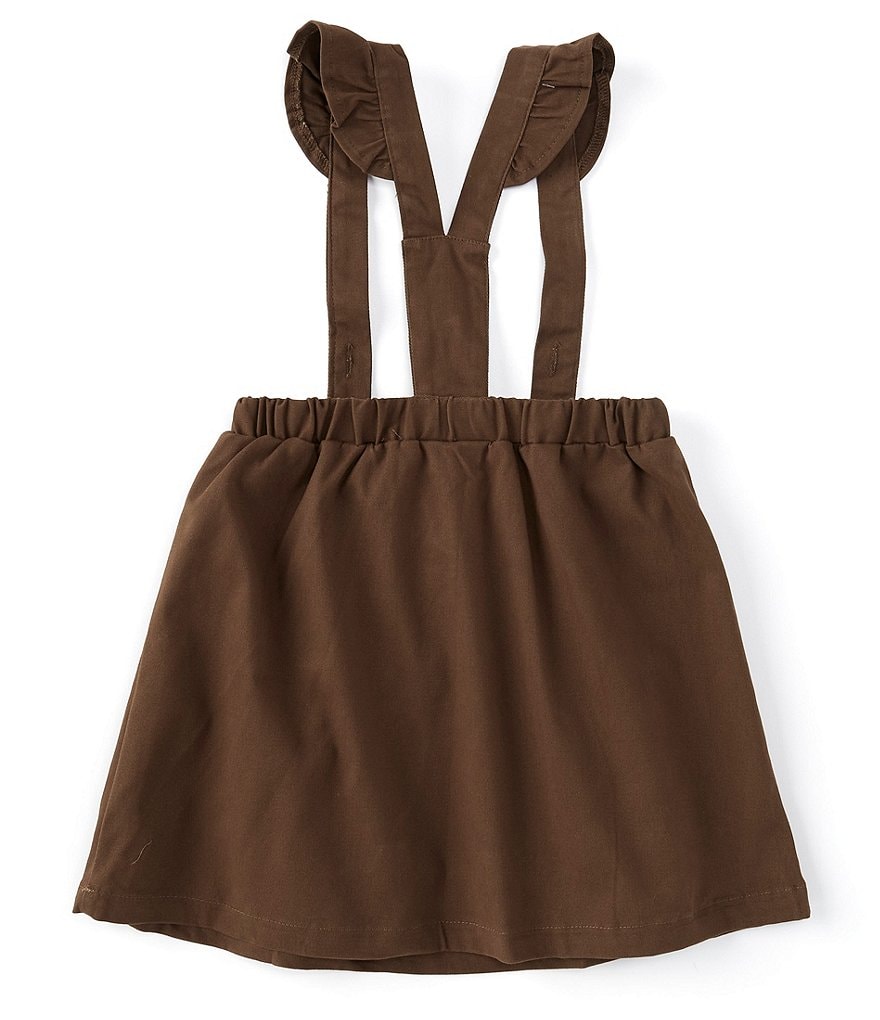 Chelsea & Violet Little Girls 2T-6X Twill Pinafore Jumper