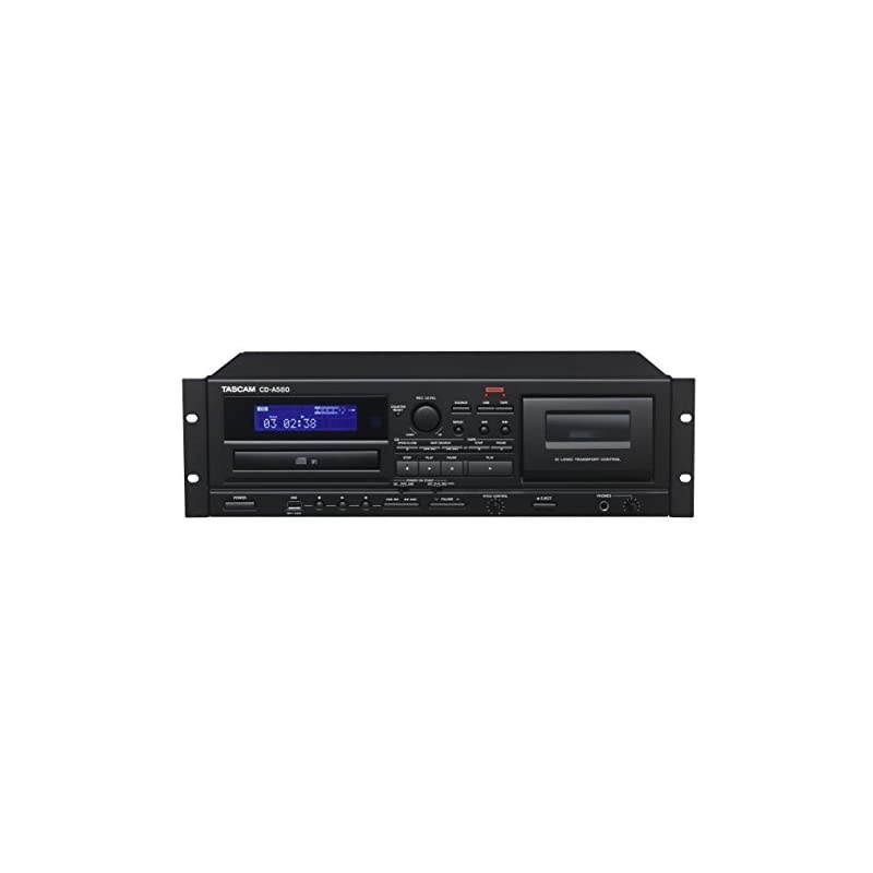 CD-A580 Rackmount Cassette/CD/USB MP3 Player Recorder Combo