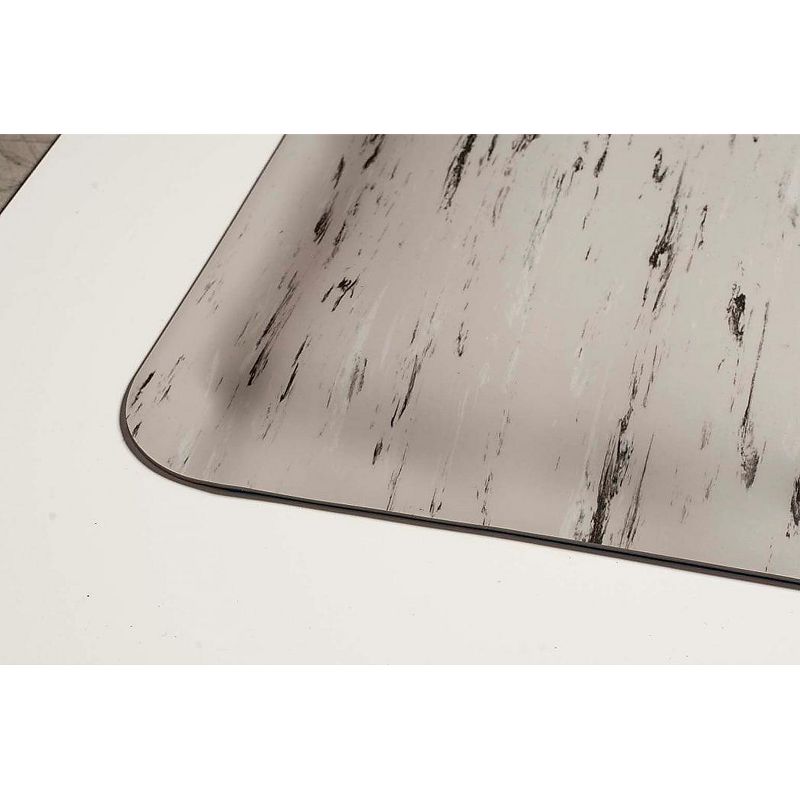 3'x5' Rectangle Solid Floor Mat Gray - Crown