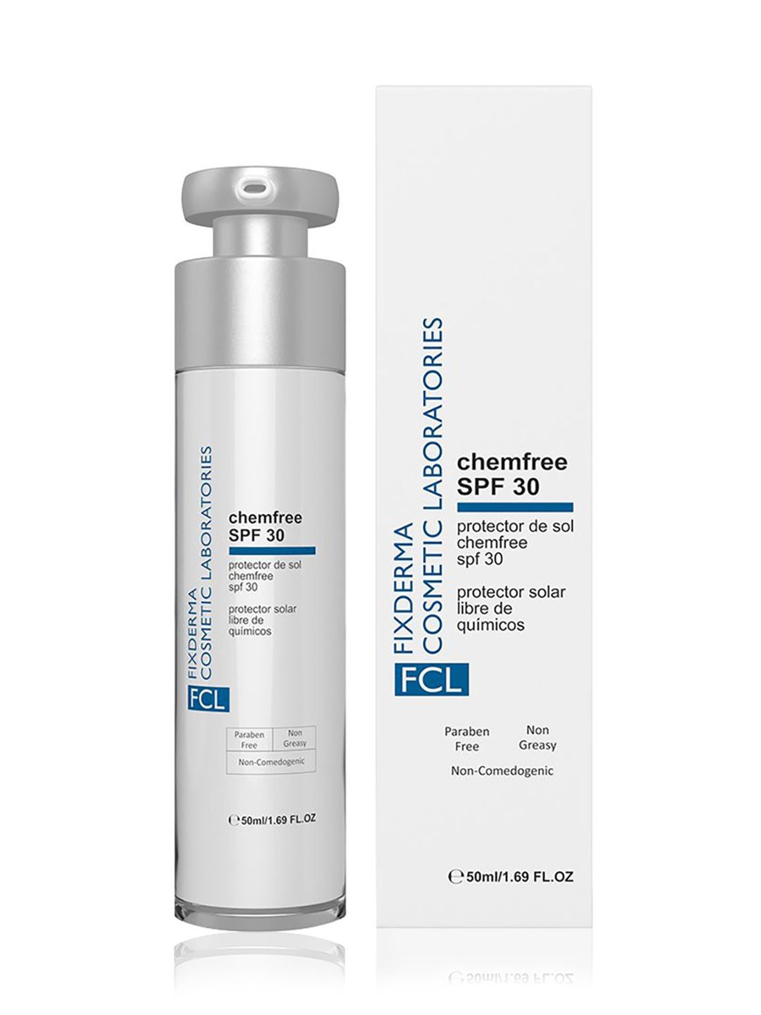 Fcl Chemfree Spf 30 Sunscreen For Oily Skin, Physical Sunscreen, Non Greasy, Water Resistant - 50 ml