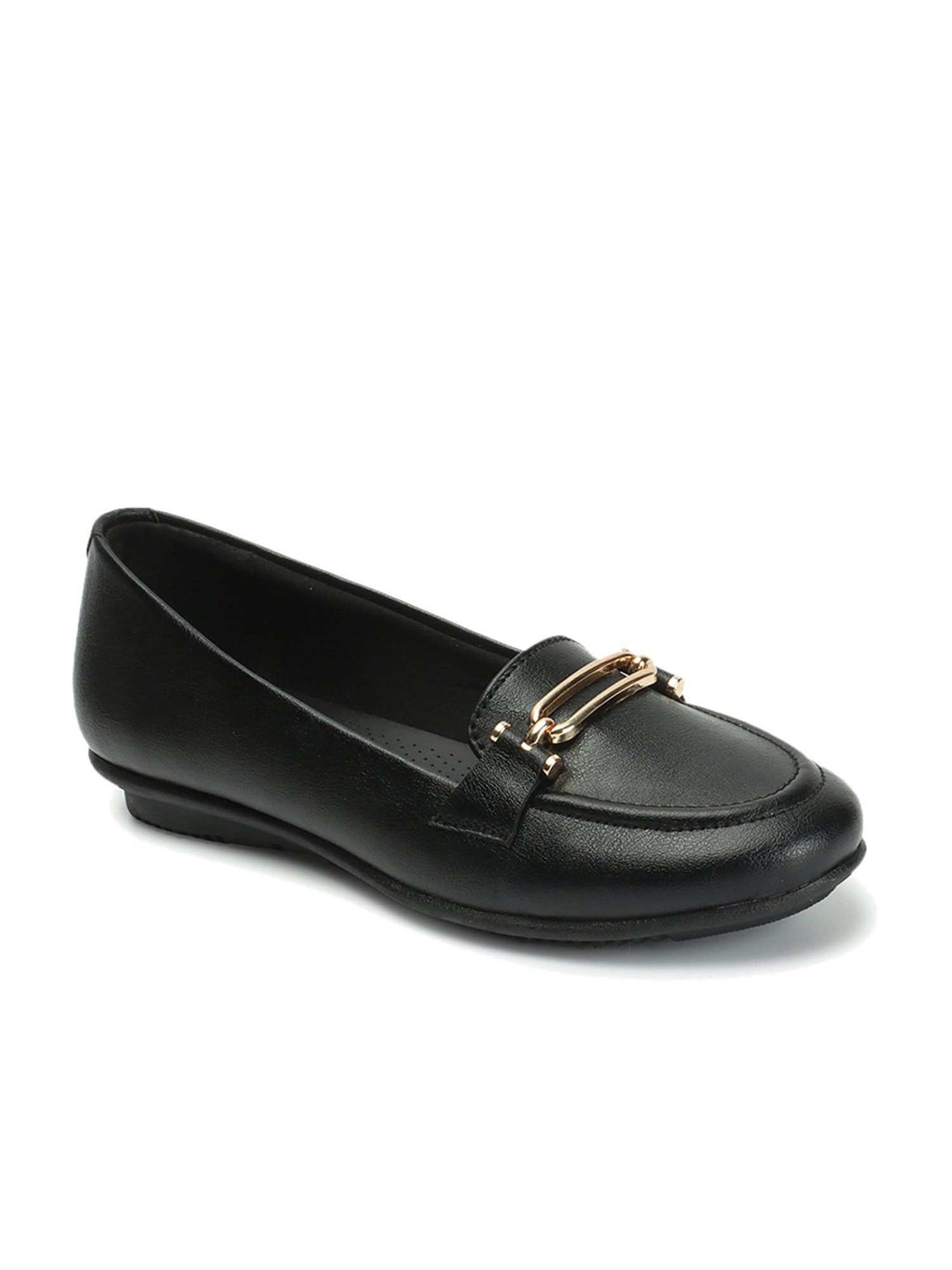 Elle Women's Black Flat Ballets
