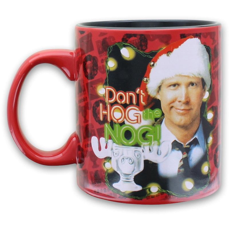 Silver Buffalo National Lampoon's Christmas Vacation "Don't Hog Nog" Ceramic Mug | 20 Ounces