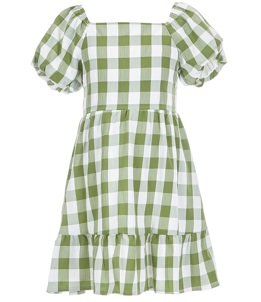 Guess Big Girls 7-16 Striped Overall Dress