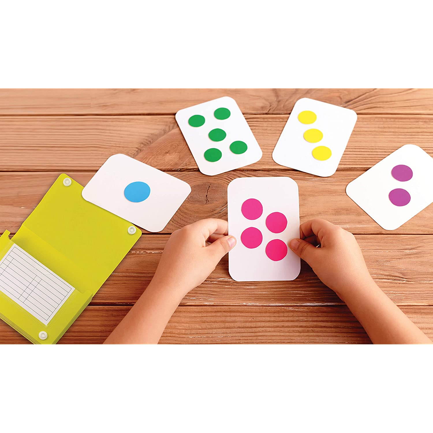 3 x 5 Inch Index Card Case by Better Office Products, 24 Pack, Semi-Rigid Plastic, with Clear Index Dividers, Primary Color Assortment