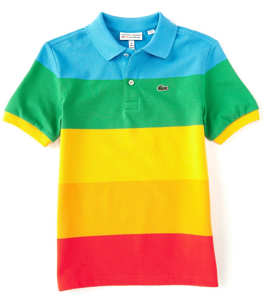 Lacoste Lacoste x Polaroid Big Boys 8-16 Short-Sleeve Pique Polo Shirt