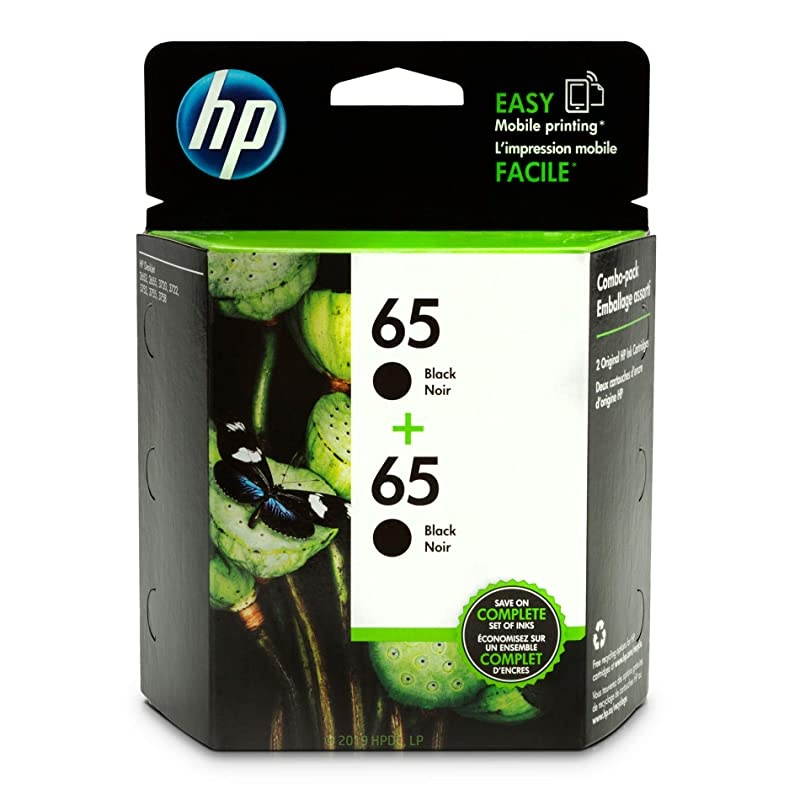 65 | 2 Ink Cartridges | Black | N9K02AN