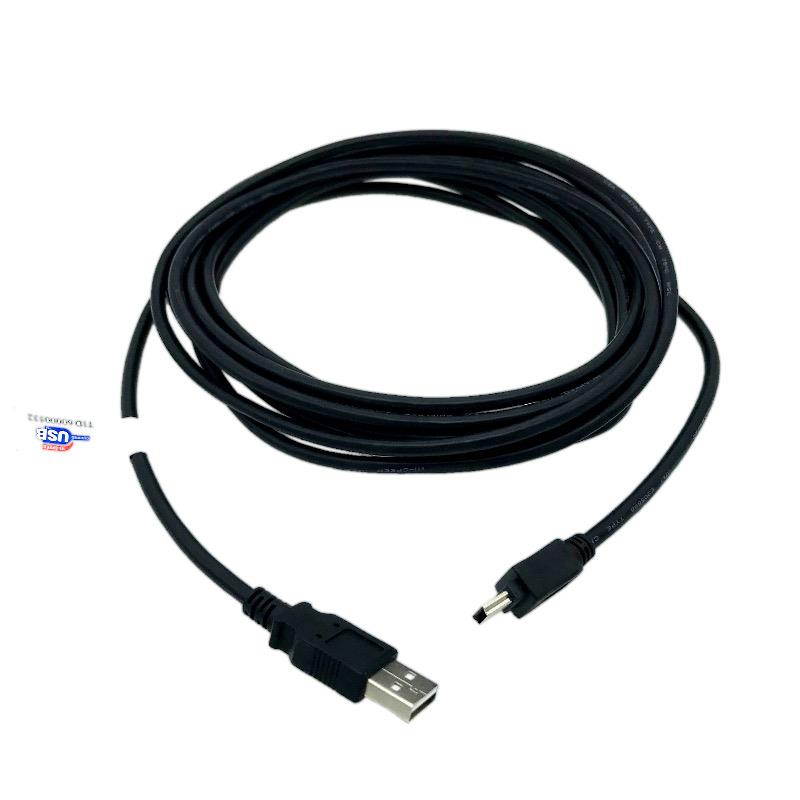 Kentek 15 Feet FT USB Cord Cable For GARMIN NUVI 205 250 650 750 760LMT 765 765LMT 1100 1350 5000 GPS Navigation