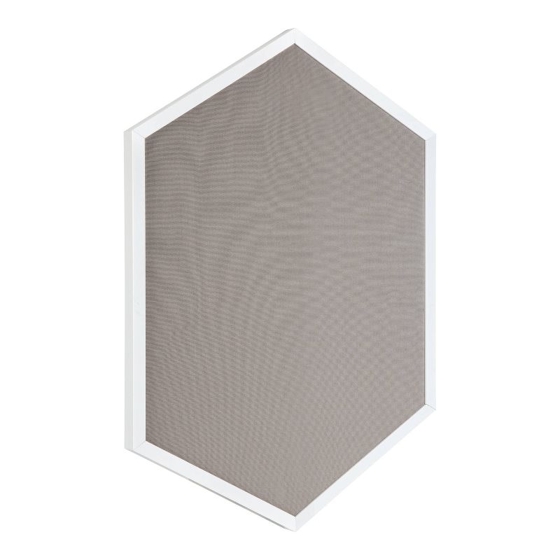 22" x 31" Laverty Pinboard Gray - Kate & Laurel All Things Decor