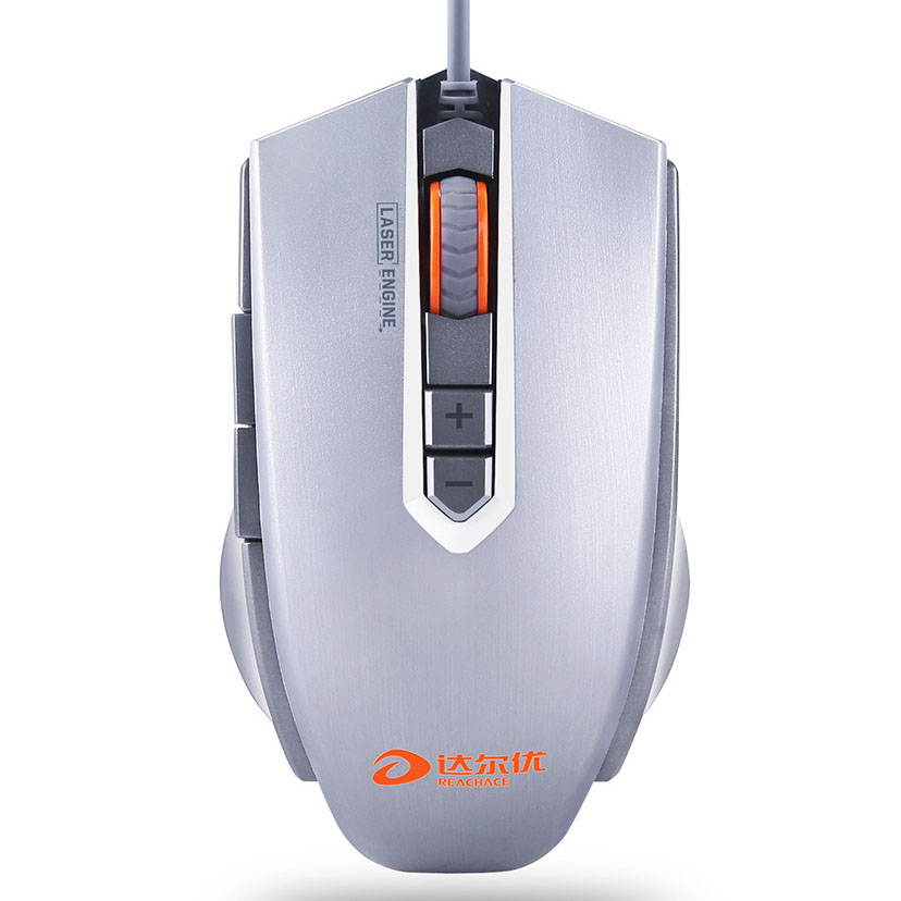 Dare-U 8200DPI 7-Programmable Keys RGB Chroma LED Backlight 12000FPS 150IPS 30G Acceleration USB Wired Armor Gaming Mouse