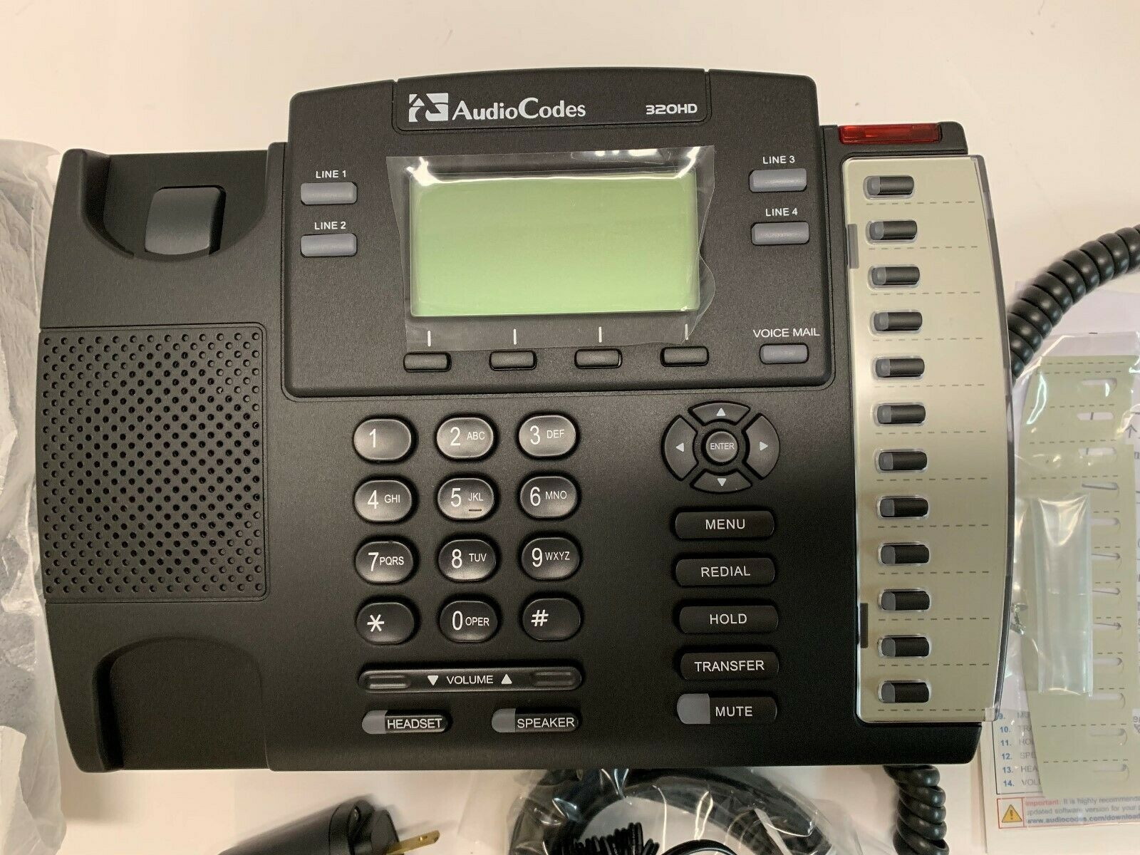 MOTOROLA AUDIOCODES 320 HD IP PHONE (NEW)