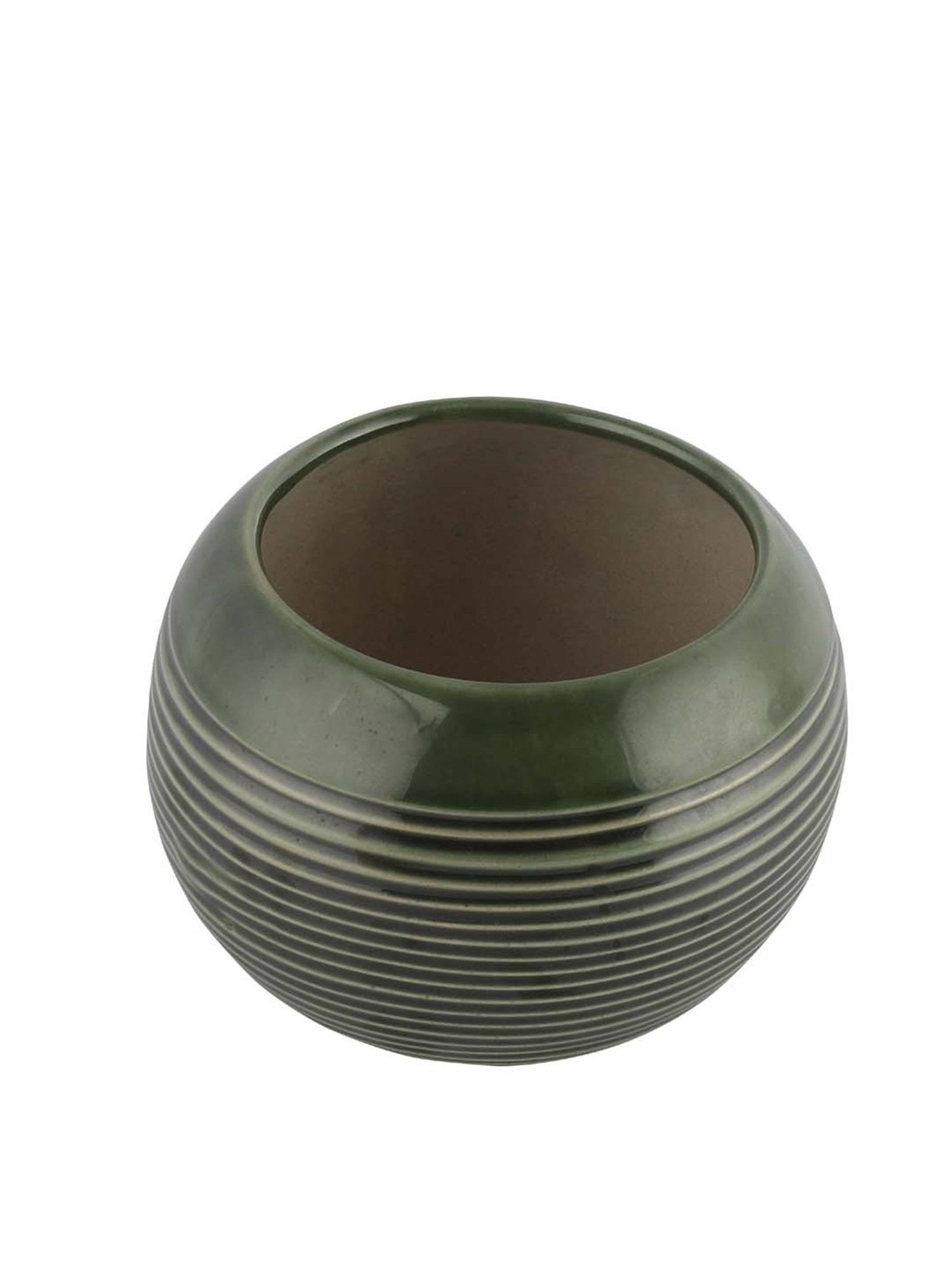 VarEesha Green Ceramic Planter Pot - Set of 1