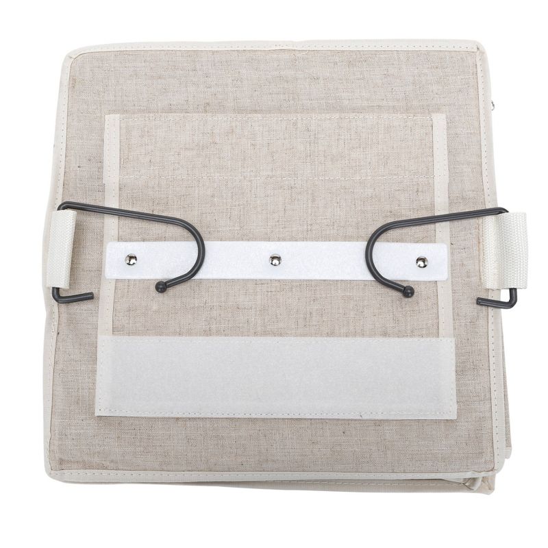 StorageWorks Set of 2 Three Shelf Hanging Closet Organizer Beige