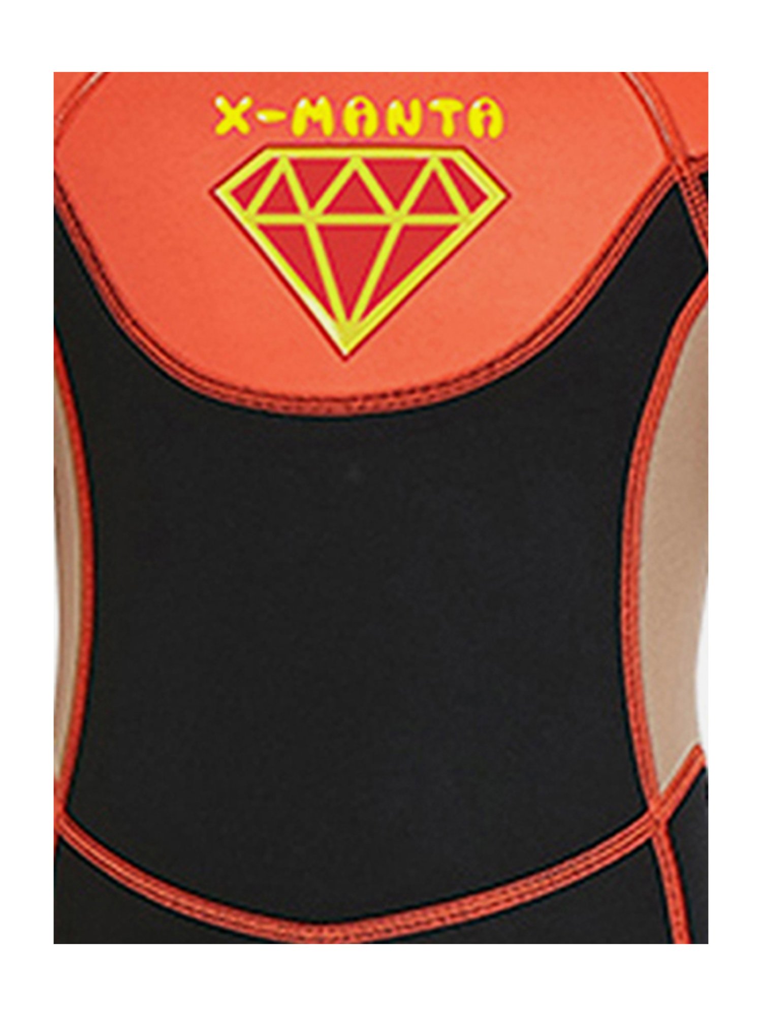 Little Surprise Box Kids Orange Printed Swimsuit with Swim Bag