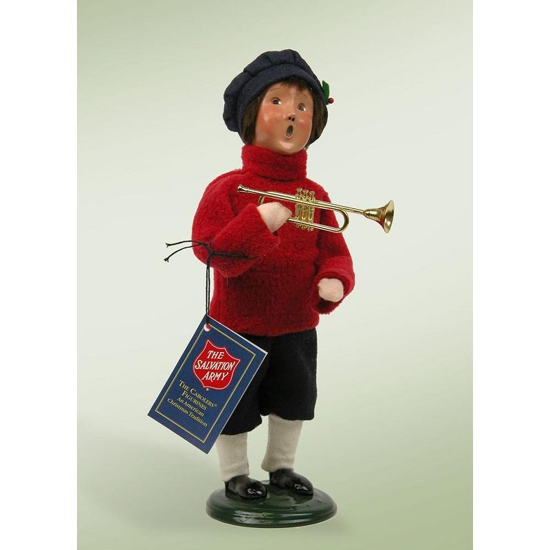 Byers Choice 10" Salvation Army Carolers Boy with Cornet Christmas Figure