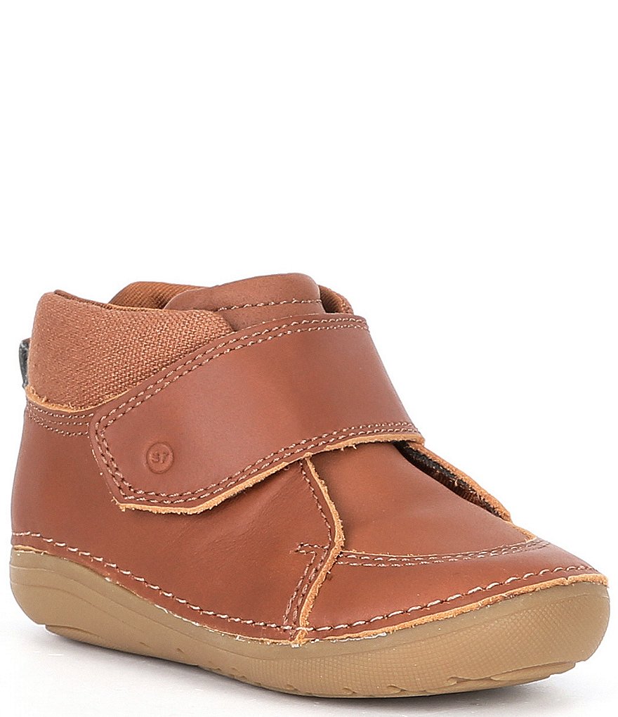 Stride Rite Boy's Mateo Soft Motion Leather Booties (Infant)