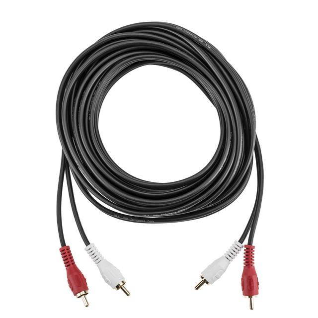 H&A 2 RCA Male to 2 RCA Male Stereo Audio Cable 25' #DR-MM-25