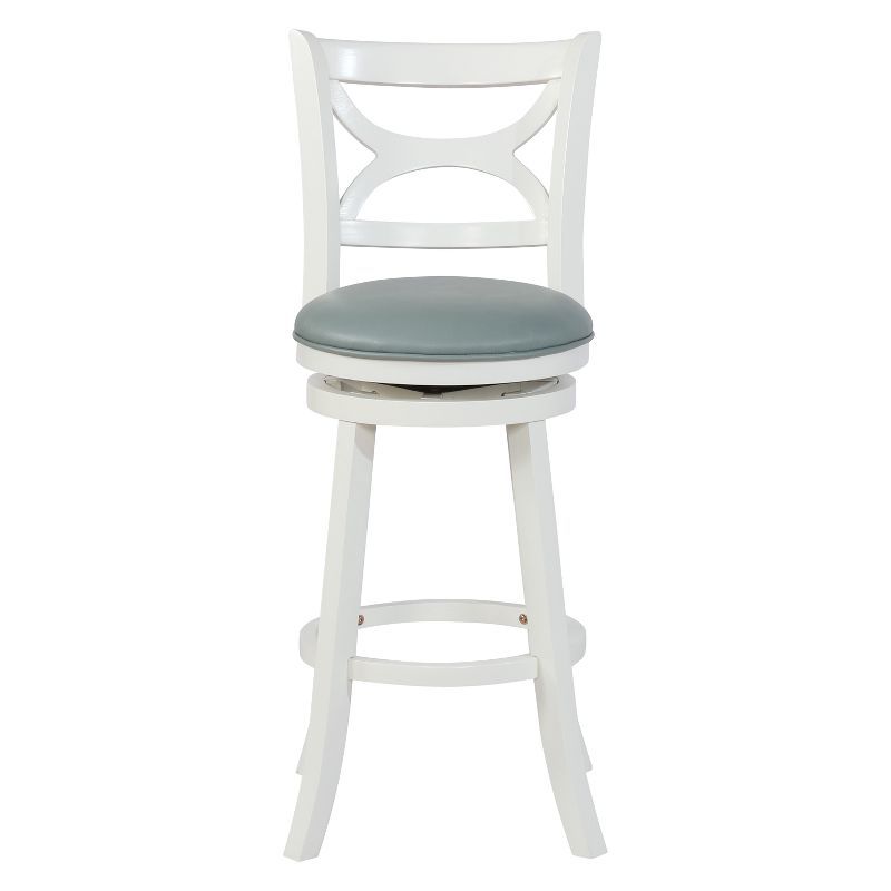 29" Powell Company Winslow Swivel Barstool Cream - Powell Company