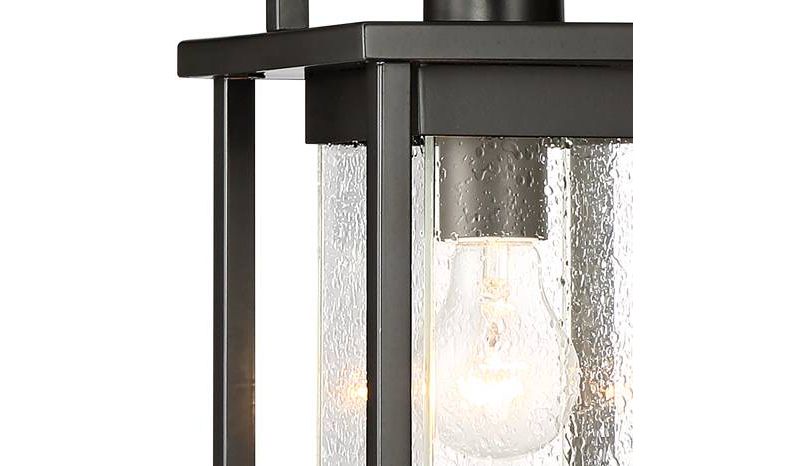 Bel Air Lighting Outdoor Hanging Pendant Black