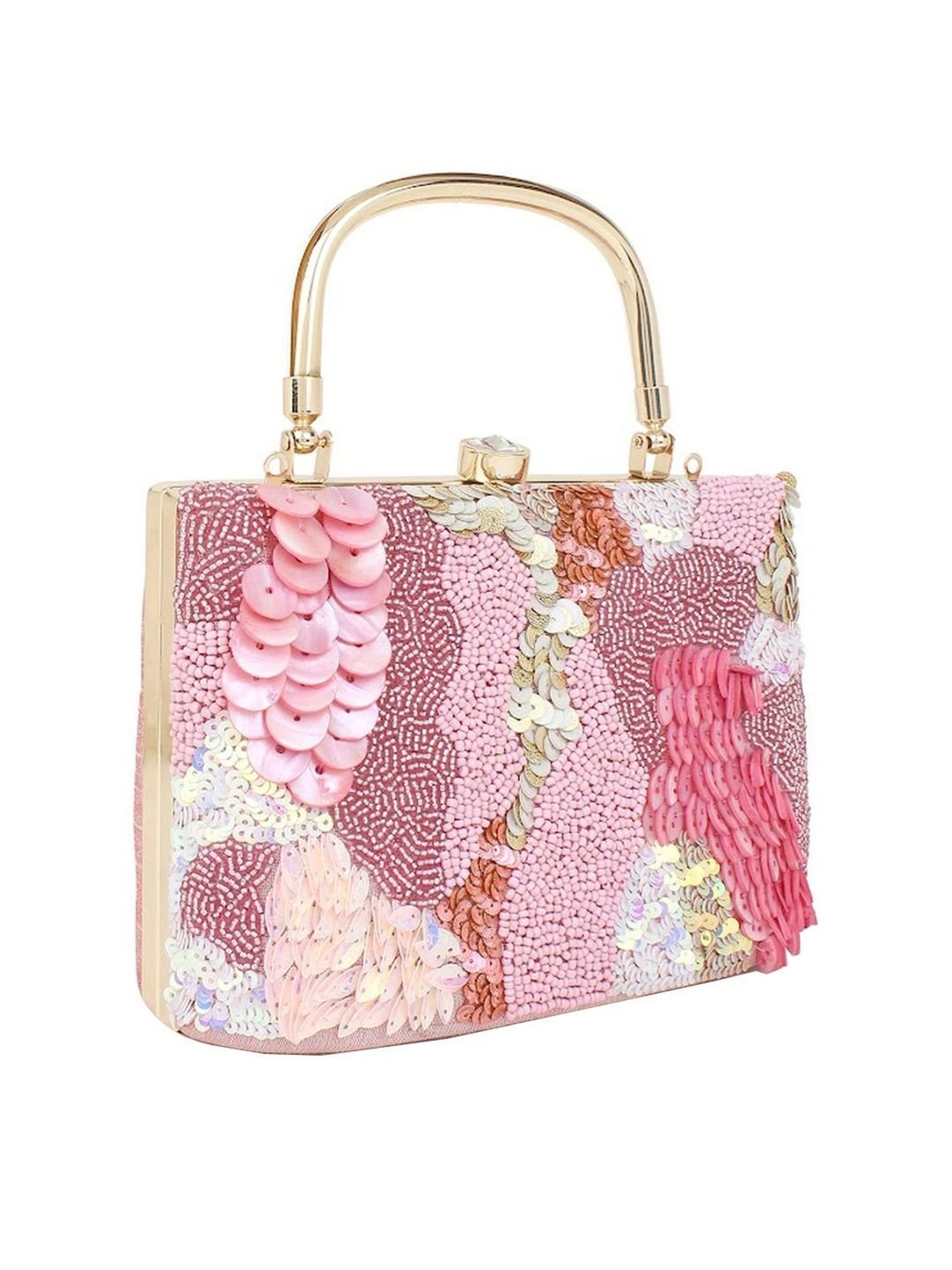 Spice Art Pink Clutch