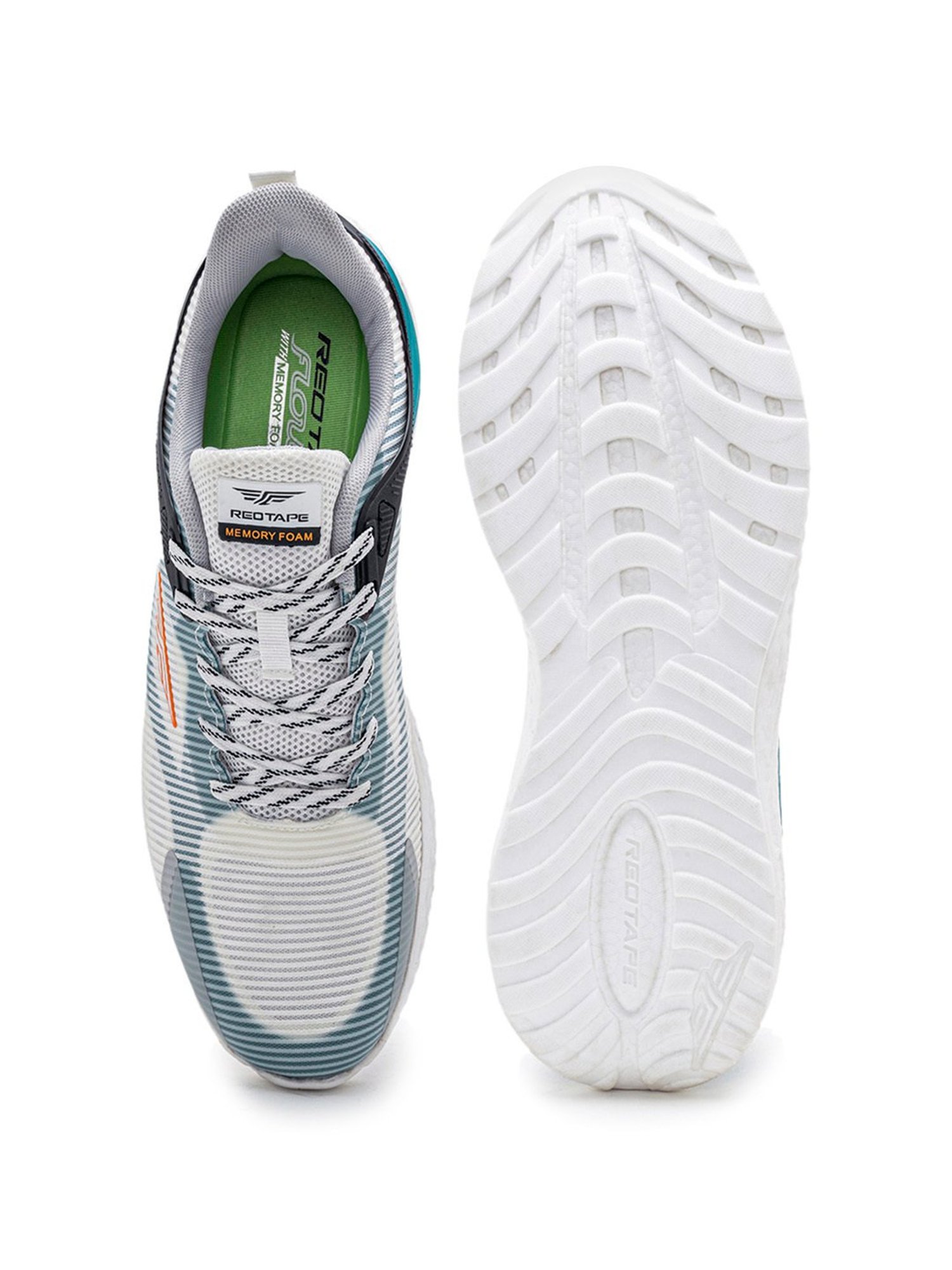 Red Tape Men's White Walking Shoes