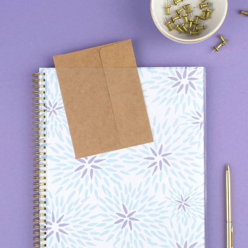 2021-22 Academic Planner 8.5" x 11" Weekly/Monthly Clear Pocket Cover Blue Mum - Katie Kime for Cambridge