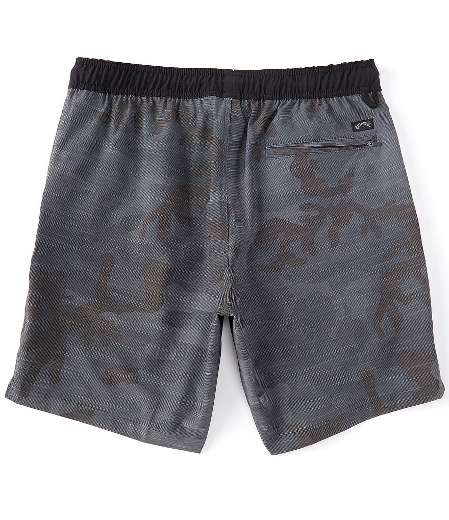 Billabong Crossfire Elastic-Waist 19#double; Outseam Walk Shorts