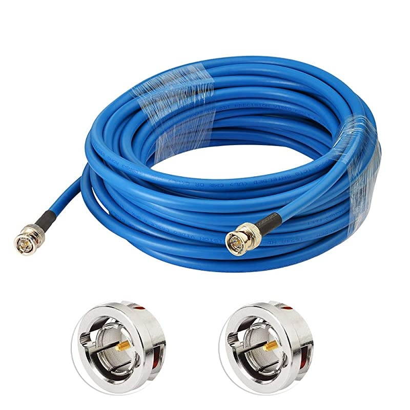 SDI Cable BNC Cable 3G/6G/12G (Belden 1694A),10FT/15FT/30FT/50FT/100FT/200FT,Supports HD-SDI/3G-SDI/4K/8K,SDI Video Cable Precision Video Cable(1Pcs)