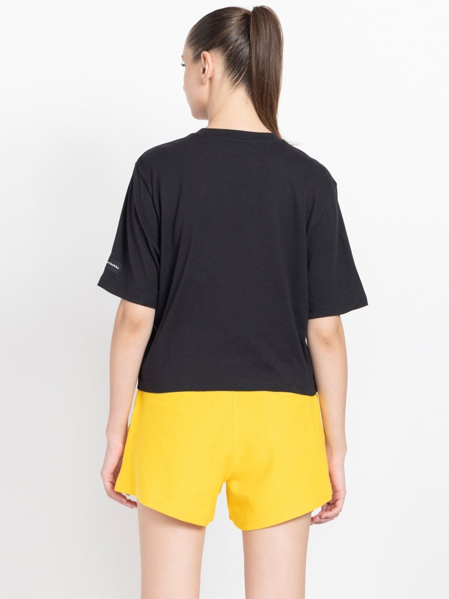 adidas Black Cotton Printed T-Shirt