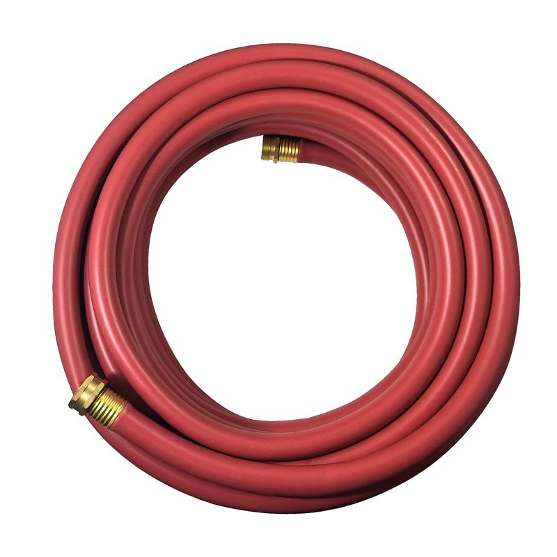 Flexon 1/2 x 50ft Red Hot Water Rubber Garden Hose