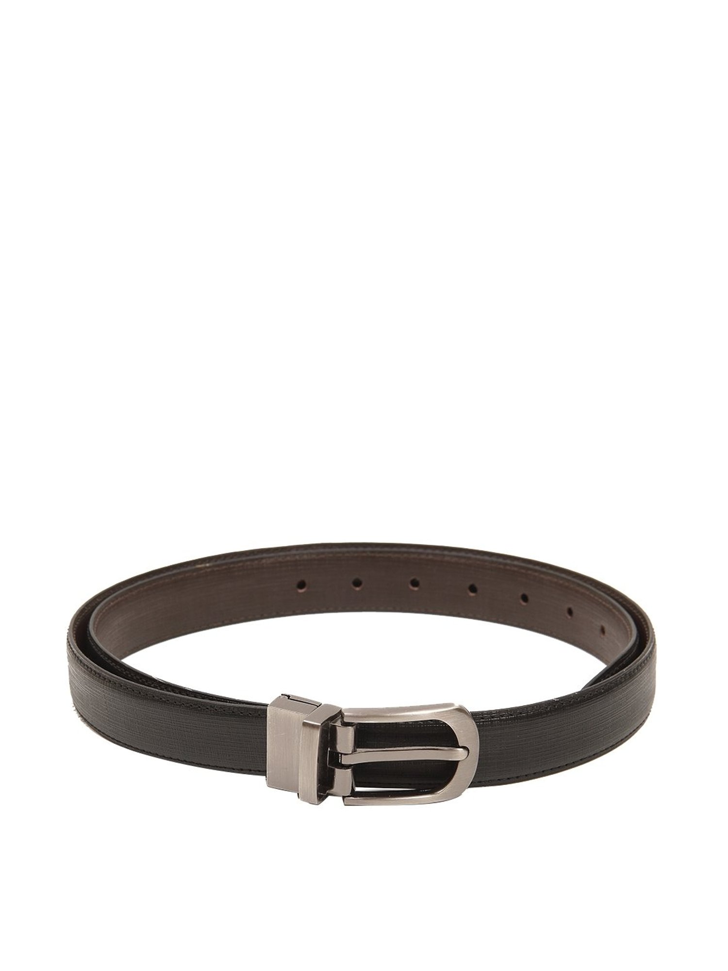 Calvadoss Black & Brown Reversible Belt for Women