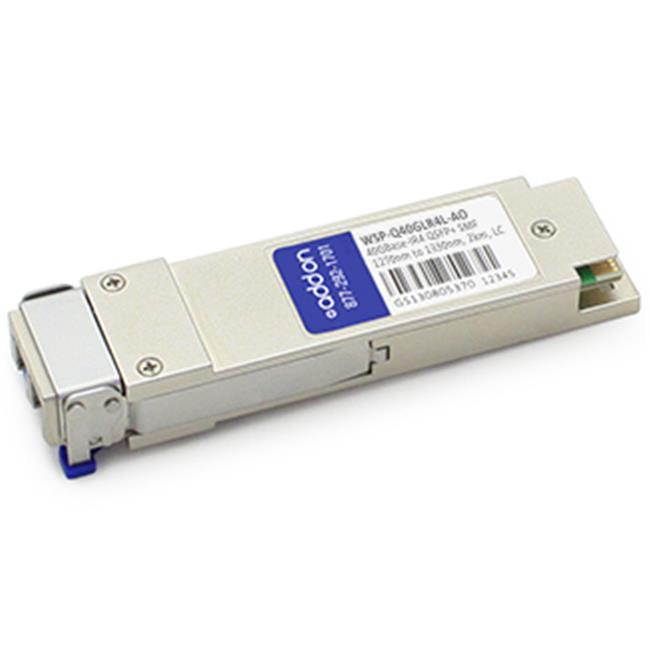 Addon Cisco Wsp-Q40glr4l Compatible Taa Compliant 40Gbase-Ir4 Qsfp+ Transceiver (Smf 1270Nm To 1330Nm 2Km Lc Dom)