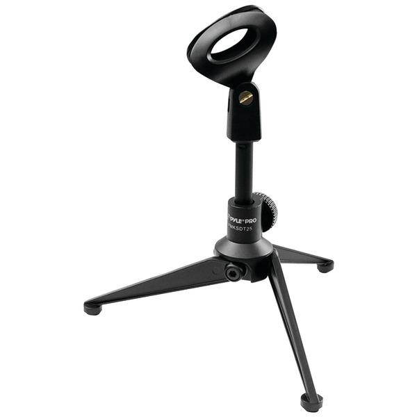PylePro PMKSDT25 PylePro PMKSDT25 Microphone Stand - 5 lb Load Capacity - 8.7" Height