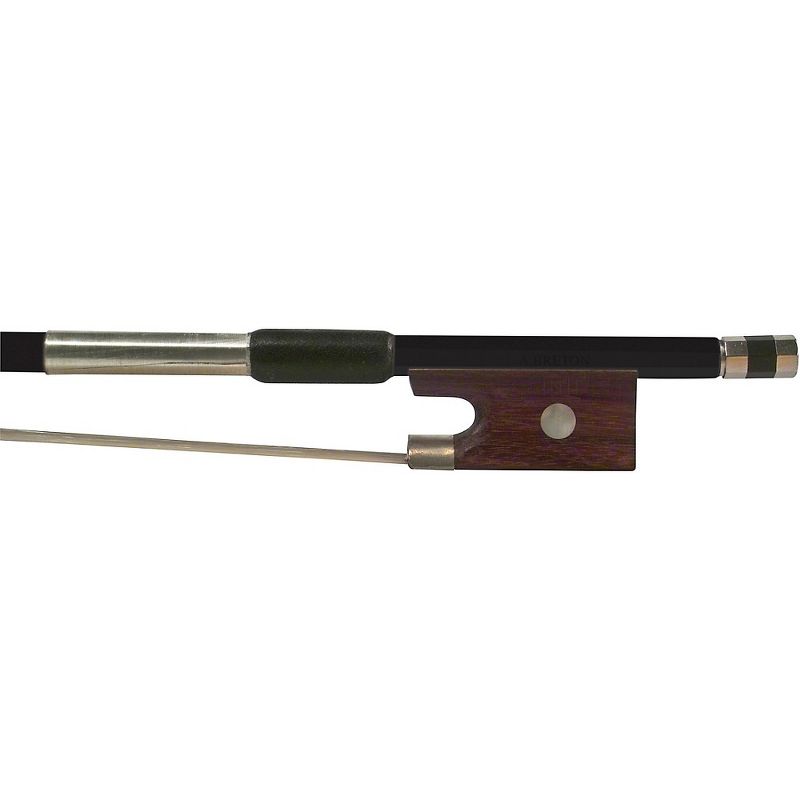 Anton Breton AB-110 Brazilwood Student Violin Bow - Black 4/4 Round