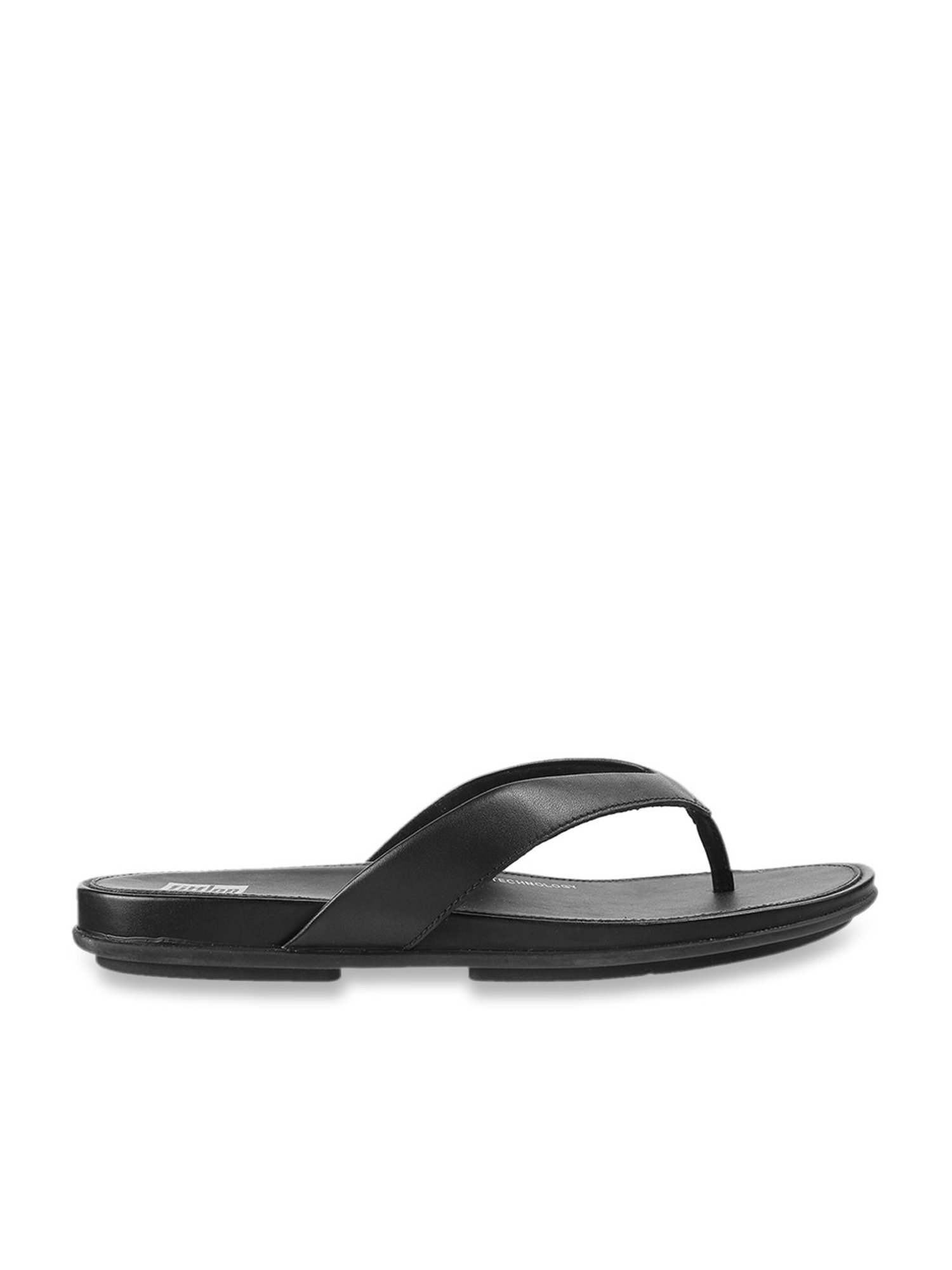 FitFlop Women's Black Thong Sandals