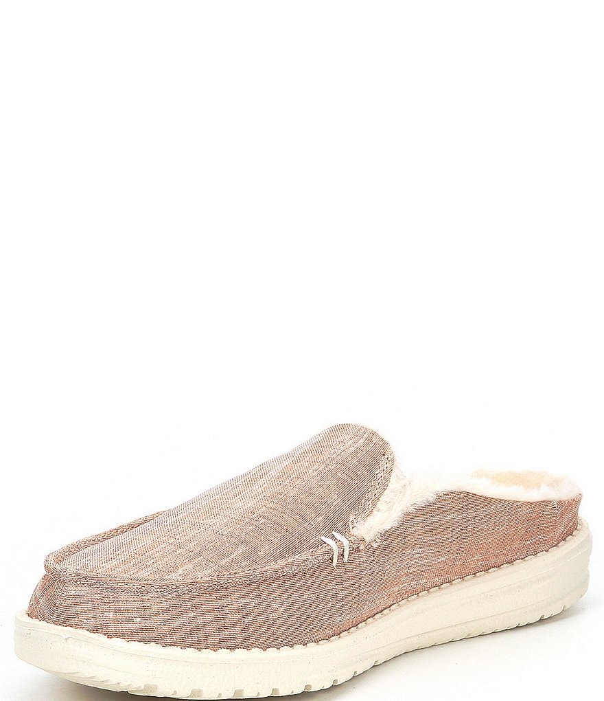 Hey Dude Women's Lexi Faux Fur Lined Sparkling Slip-Ons