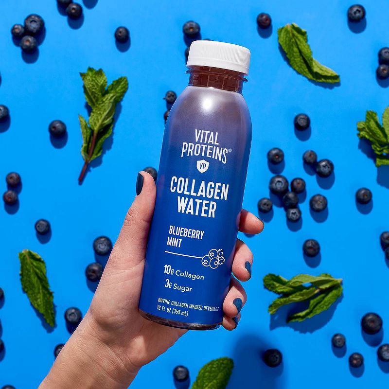 Vital Proteins Blueberry Mint Collagen Water - 12 fl oz Bottle