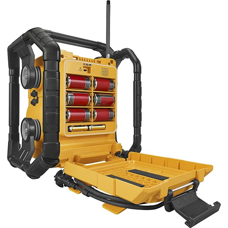 U4 AM/FM-RBDS/Weather Alert/Bluetooth/Aux-in Ultra Rugged Rechargeable Digital Tuning Radio Yellow