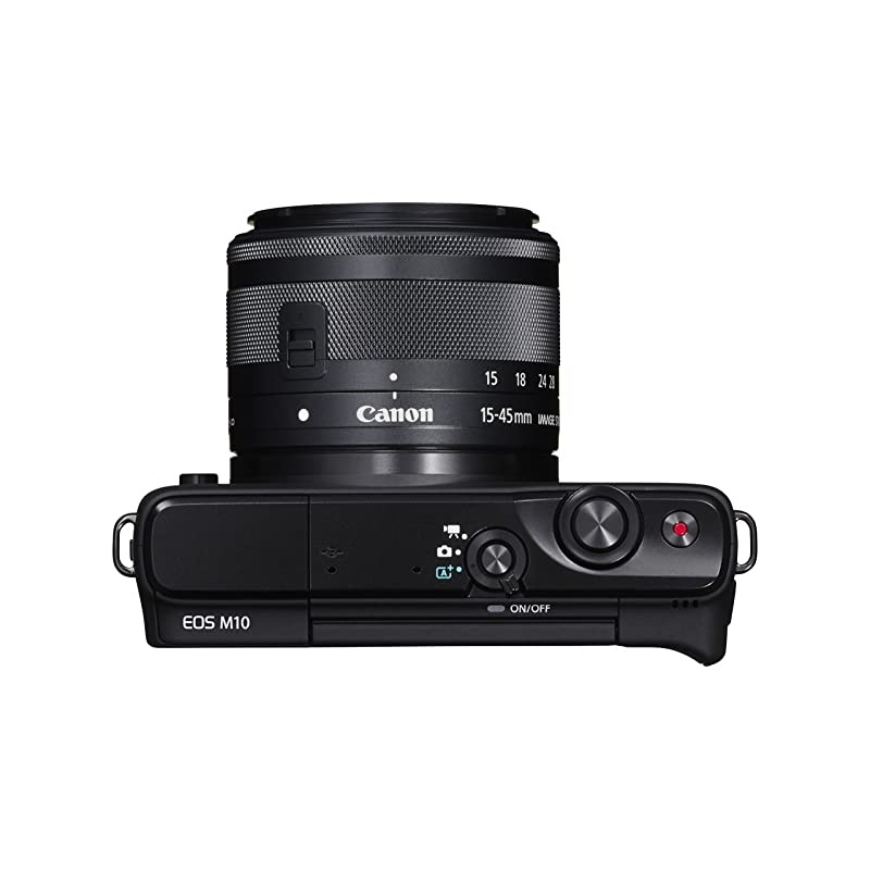 EOS M10 Mirrorless Camera Kit with EF-M 15-45mm Image Stabilization STM Lens Kit