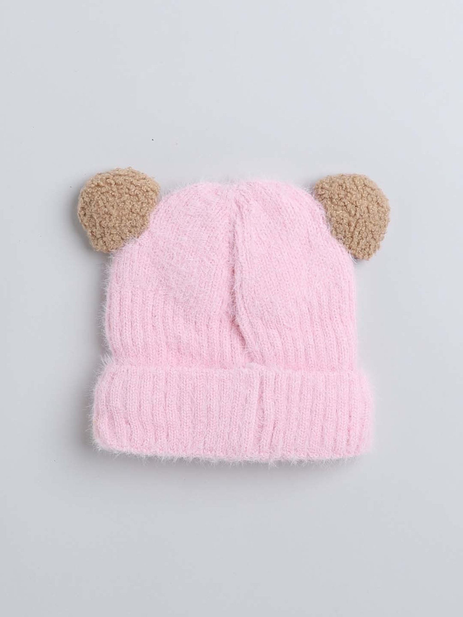 The Magic Wand Kids Pink Applique Winter Cap