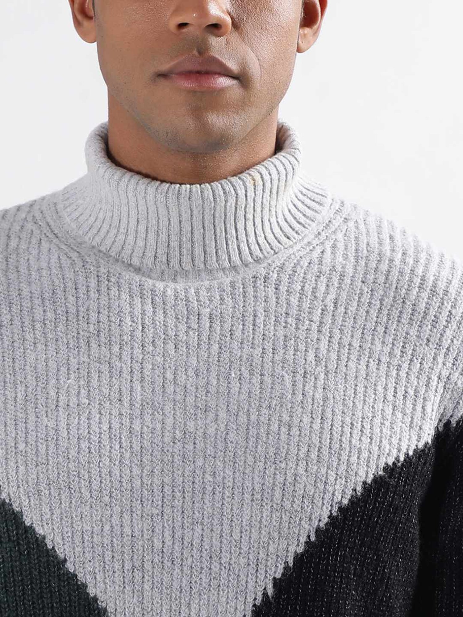 Lindbergh Multi Regular Fit Colour Block Sweaters