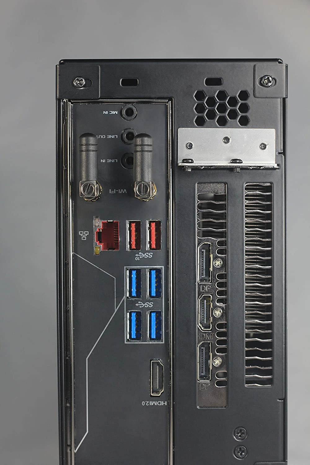 SFF Noir Shadowlink Antenna - 2.4 GHz WiFi and Bluetooth Antenna Set for PC (Mini)