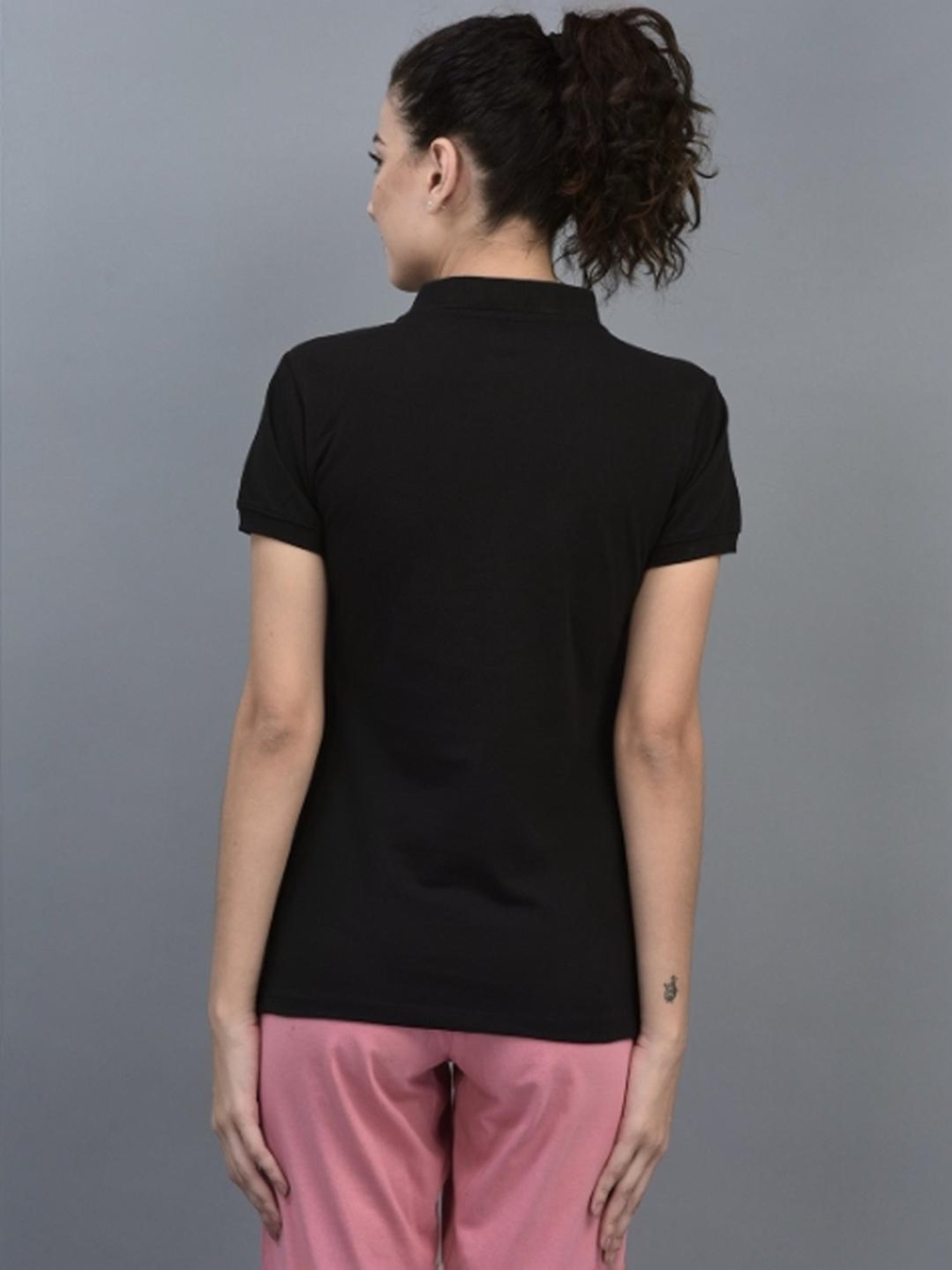 Dollar Black & White Cotton Sports T-Shirt - Pack Of 2