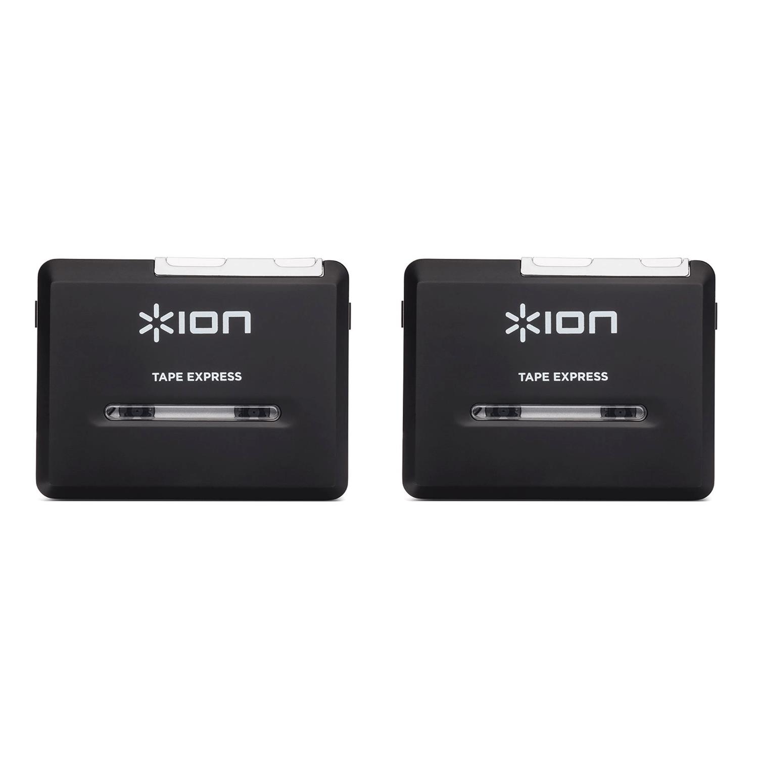 ION Tape Express Plus USB Cassette Player to Digital MP3 File Converter (2 Pack)