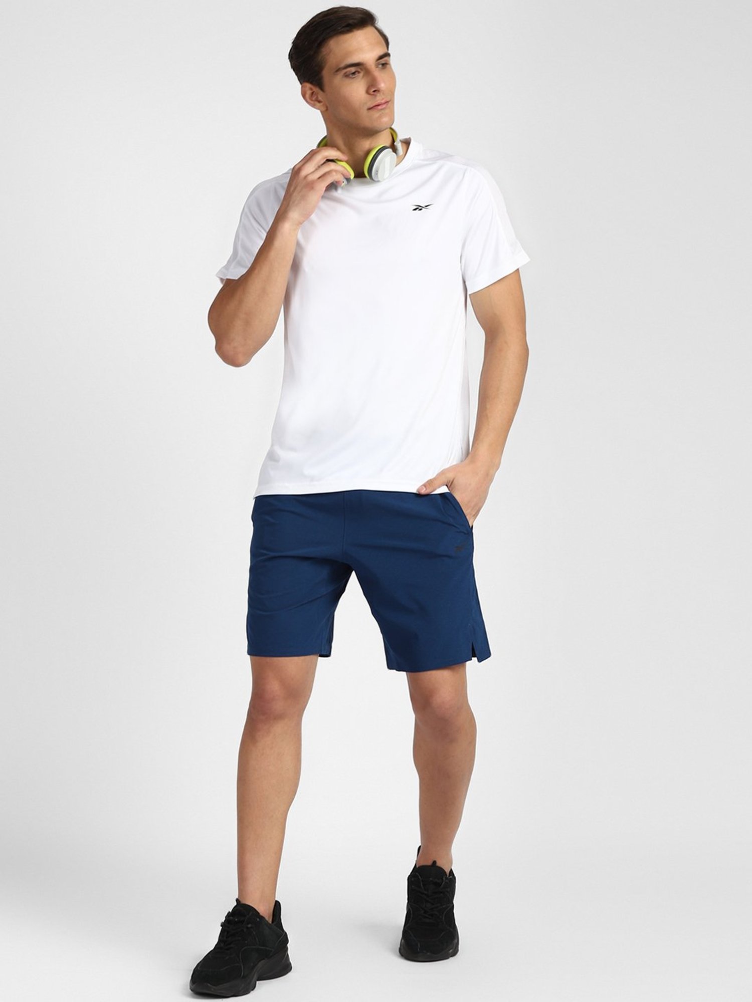 Reebok Blue Regular Fit Shorts