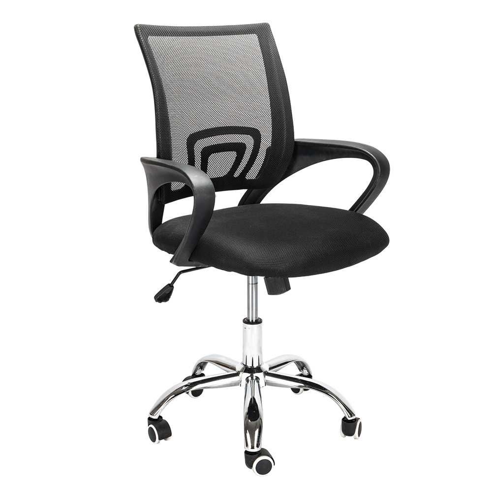 Ergonomic Mesh Computer Office Desk Chair Swivel Metal Base Black