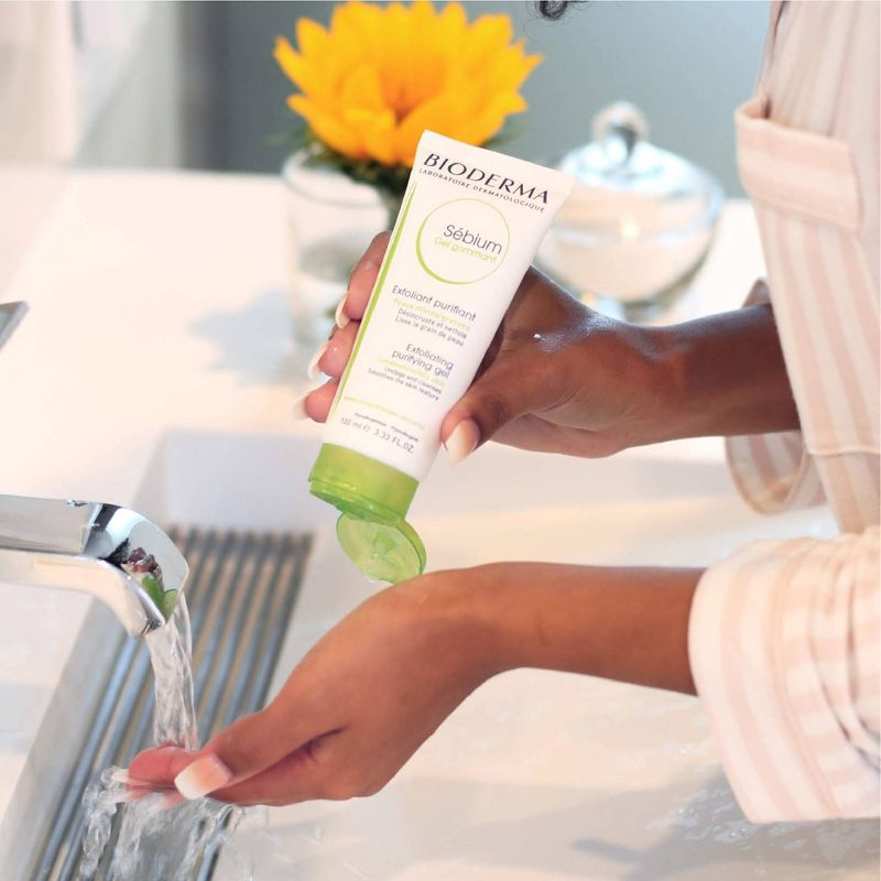Bioderma Sebium Exfoliating Gel Facial Cleanser - 3.33 fl oz