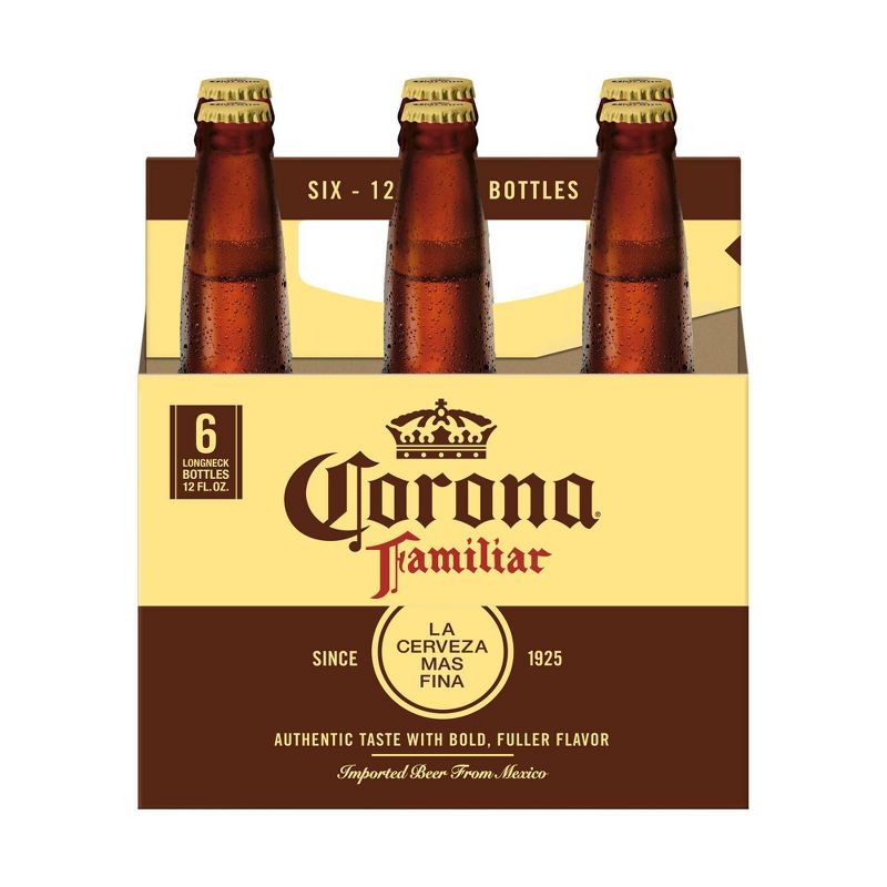 Corona Familiar Lager Beer - 6pk/12 fl oz Bottles