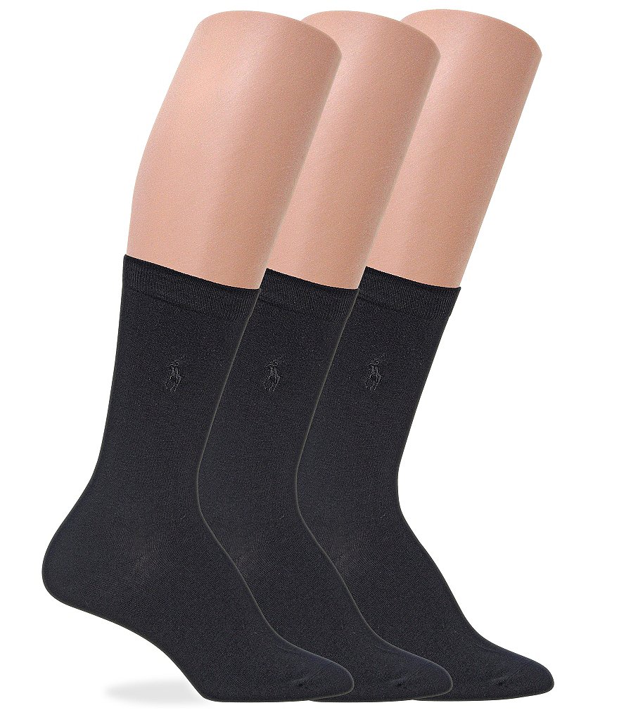 HUE Flat Knit Knee Socks 3-Pack