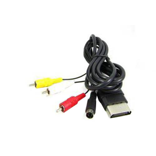 AV Audio Video A/V + S-Video Cable Cord for Microsoft Xbox Console Video Game