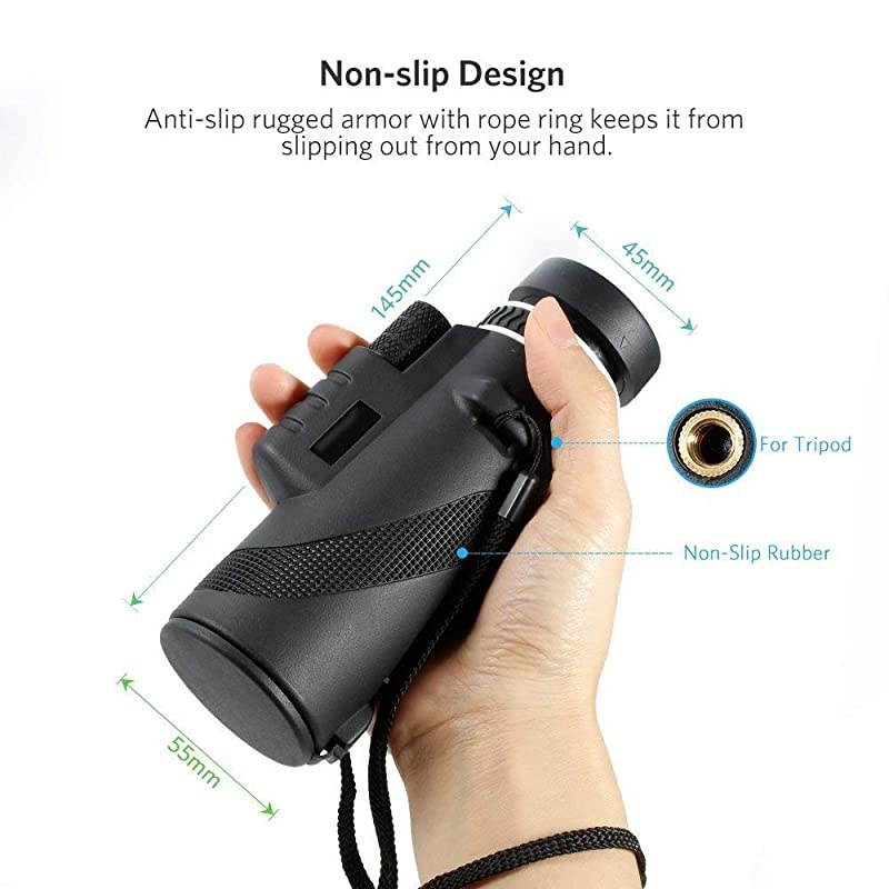 Telescopes,40x60 Waterproof Compact Scope for Adults Bird Watching Hunting Shooting Camping Travelling Wildlife Secenery